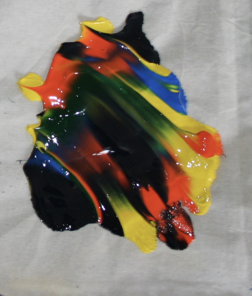 Black, Blue, Green, Orange, Yellow II, 2025